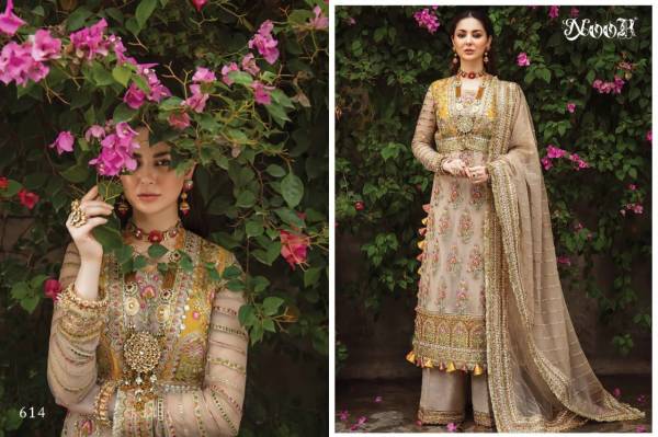 Noor Afrozeh Latest Designer Georgette Wear Pakistani Salwar Kameez